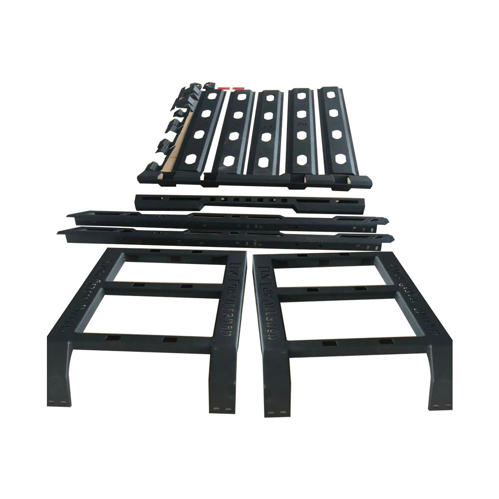 Luggage Rack Storm Roof Rack Basket Top Roof Rack Rail Luggage Cross Bar Steel For Jeep Wrangler JK 4 Doors J376 LantSun