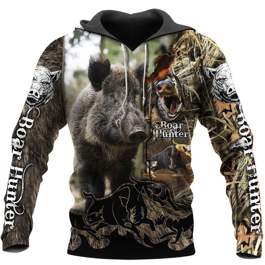 Men's Hoodies Hunting Graphic Camo 3D Print