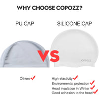 Silicon Rubber Swimming Cap for Men & Woman