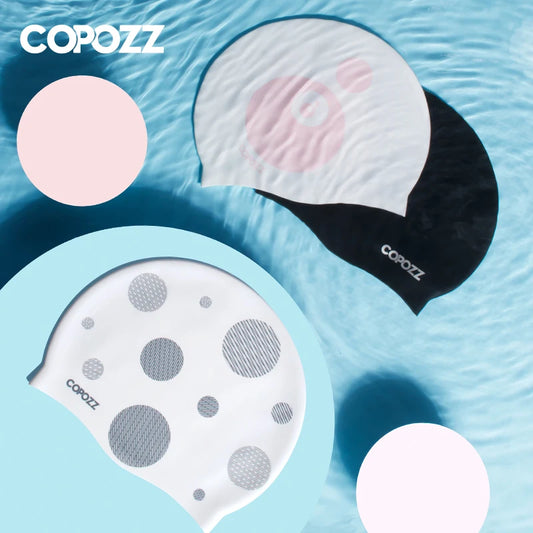 Silicon Rubber Swimming Cap for Men & Woman