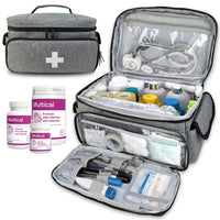 Travel First Aid Kit Bag for Home Medical Carry Bag