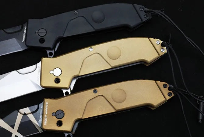 HF1 Wilderness Rescue Knife - Heavy Duty Folding for Camping & Emergencies