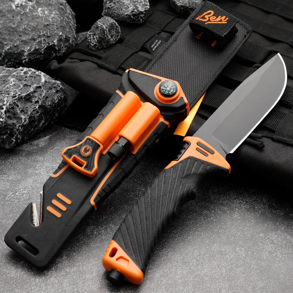 Gb 1500 Fixed Blade Knife Military Training High Quality Outdoor Camping Hunting Survival Tactical Pocket EDC Tool Knives