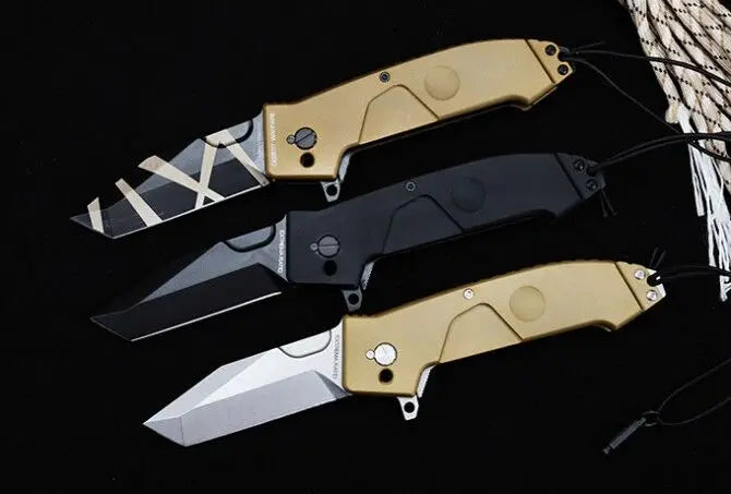 HF1 Wilderness Rescue Knife - Heavy Duty Folding for Camping & Emergencies