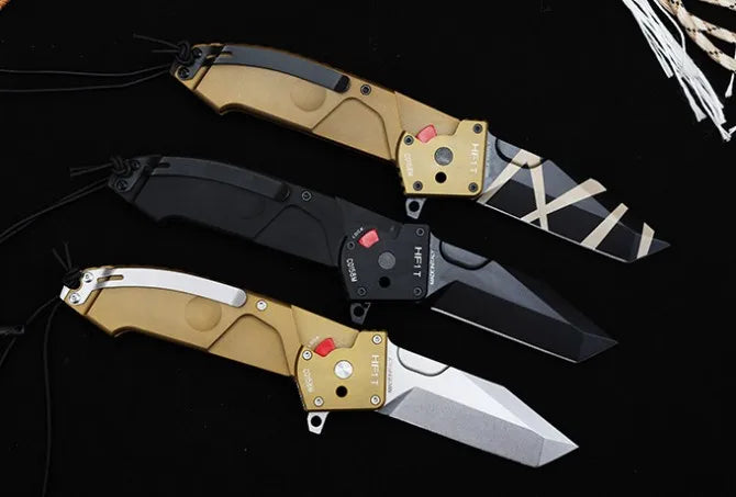 HF1 Wilderness Rescue Knife - Heavy Duty Folding for Camping & Emergencies