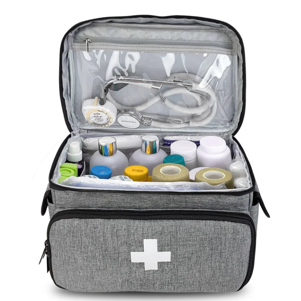 Travel First Aid Kit Bag for Home Medical Carry Bag