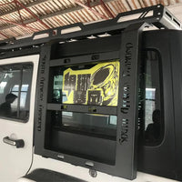 Luggage Rack Storm Roof Rack Basket Top Roof Rack Rail Luggage Cross Bar Steel  For Jeep Wrangler JK 4 Doors  J376  LantSun