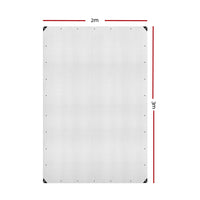 Instahut Tarp Tarpaulin 2x3m Canvas Camping Heavy Duty Sun Cover