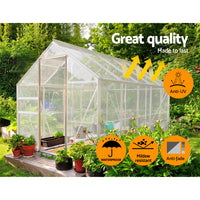 Instahut Tarp Tarpaulin 3x4m Canvas Heavy Duty Camping Cover Clear