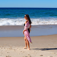 PORTSEA TURKISH COTTON TOWEL - ROSE