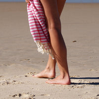 PORTSEA TURKISH COTTON TOWEL - ROSE