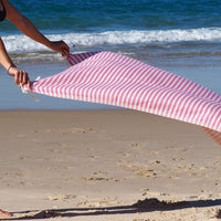 PORTSEA TURKISH COTTON TOWEL - ROSE
