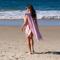PORTSEA TURKISH COTTON TOWEL - BLUSH