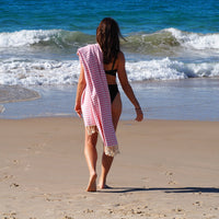 PORTSEA TURKISH COTTON TOWEL - BLUSH