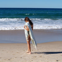 PORTSEA TURKISH COTTON TOWEL - SEAFOAM