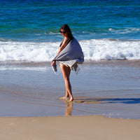 PORTSEA TURKISH COTTON TOWEL - MIDNIGHT