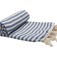 PORTSEA TURKISH COTTON TOWEL - DENIM