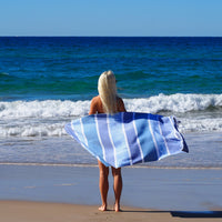 SORRENTO TURKISH COTTON TOWEL - SKY