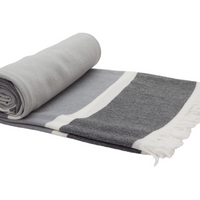 SORRENTO TURKISH COTTON TOWEL - MONOCHROME