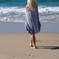 SORRENTO TURKISH COTTON TOWEL - MONOCHROME