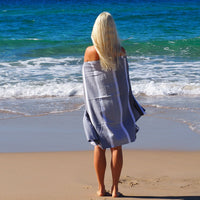 SORRENTO TURKISH COTTON TOWEL - MONOCHROME