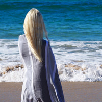 SORRENTO TURKISH COTTON TOWEL - MONOCHROME