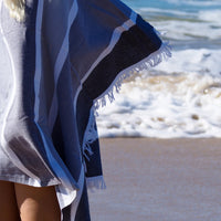 SORRENTO TURKISH COTTON TOWEL - MONOCHROME