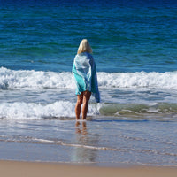 SORRENTO TURKISH COTTON TOWEL - OCEAN