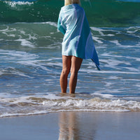 SORRENTO TURKISH COTTON TOWEL - OCEAN