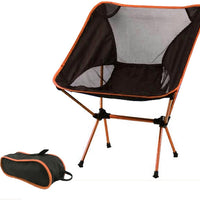 Ultralight Aluminum Alloy Folding Camping Camp Chair Outdoor Hiking Patio Backpacking Blue