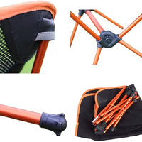 Ultralight Aluminum Alloy Folding Camping Camp Chair Outdoor Hiking Red