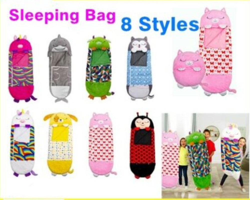 Sleeping Bag Happy Nappers Kids Children Winter fluffy warm