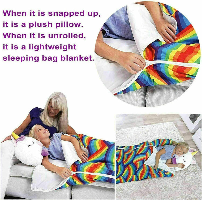 Sleeping Bag Happy Nappers Kids Children Winter fluffy warm